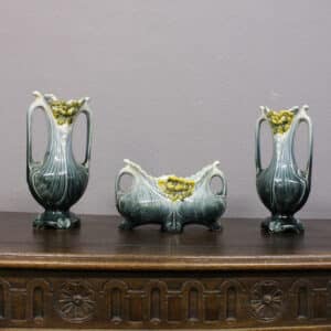 Antike Jugendstil Schale mit 2 Vasen kaufen bei Antik & Stil
