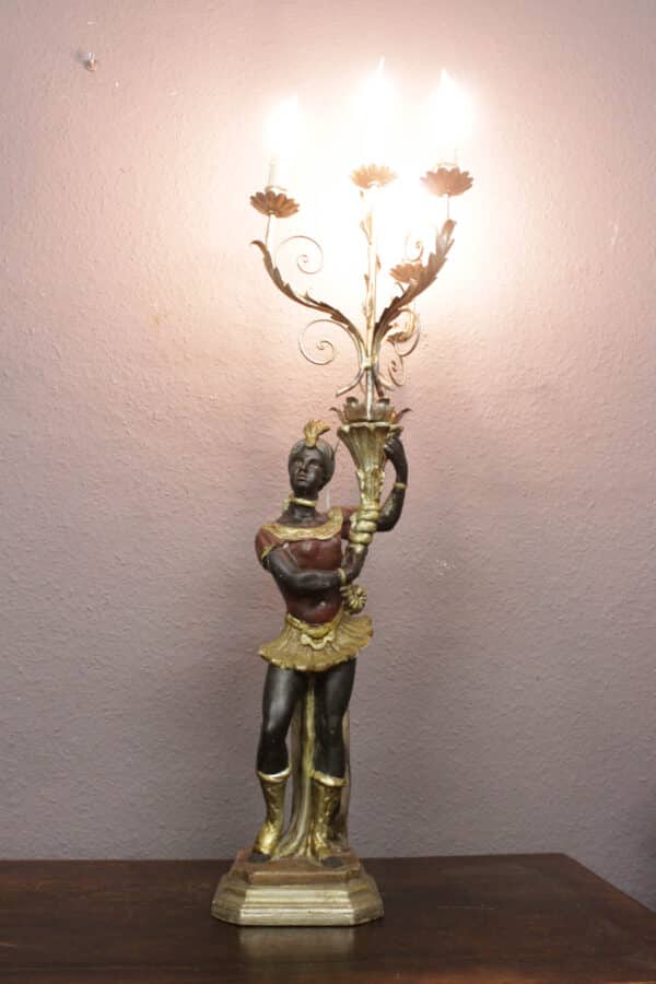 Antike Mohrenlampe kaufen bei Antik & Stil