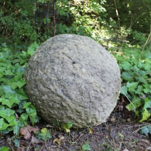 Antike Sandstein Kugel Gartendeko Sphäre globe