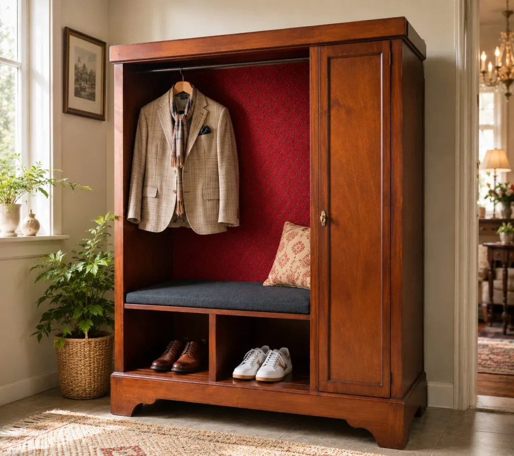 Neuheit: antike Garderobe