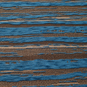 Quadratisches Profilbild eines Chenille Polsterstoffs in Blau und Anthrazit