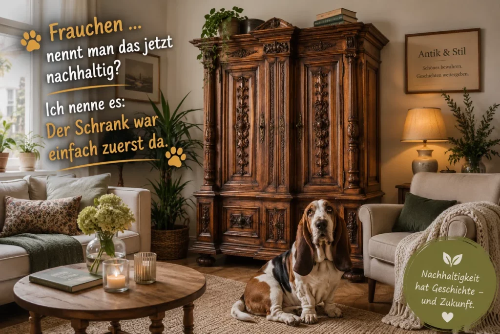 Frauchen... nennt man das jetzt nachhaltig?