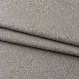 Hochwertiger englischer Manufakturstoff Grau-Silber als gefalteter Polsterstoff