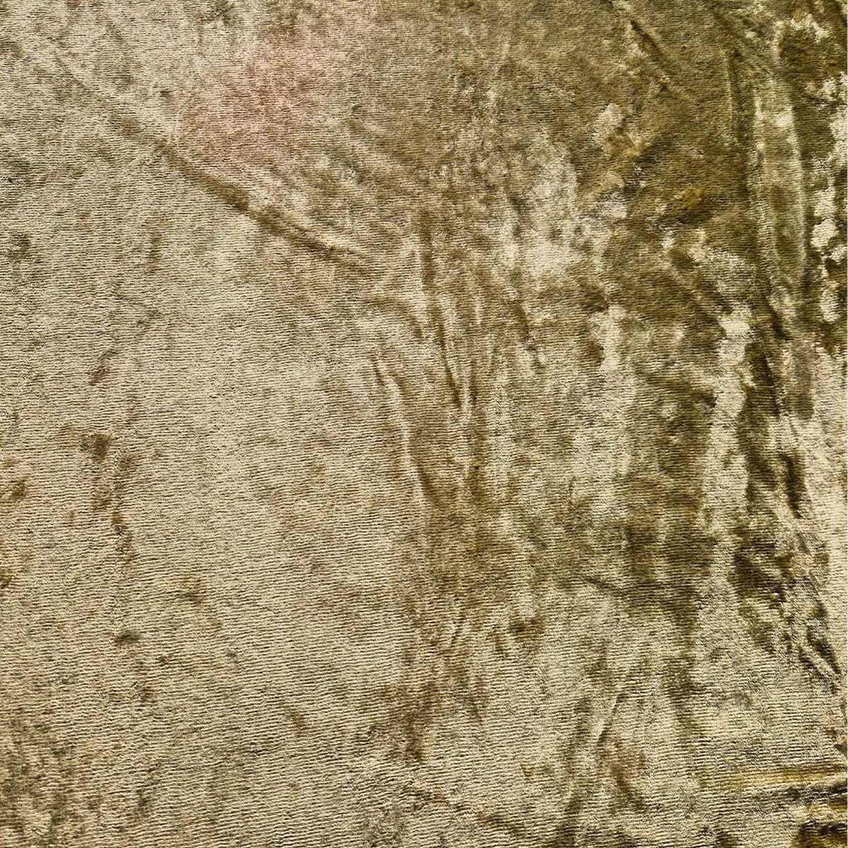Goldfarben changierender Samtstoff mit lebendiger Oberfläche