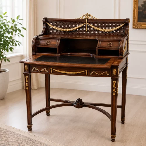 ntiker Damensekretär im Napoleon-III.-Stil aus dem 19. Jahrhundert bei Antik & Stil